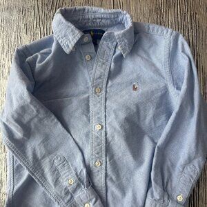 Ralph Lauren Boys Light Blue Button-Down Shirt – Classic & Timeless